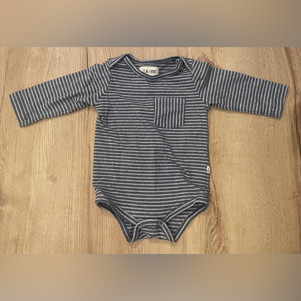 Me & Henry Long Sleeve Onesie
